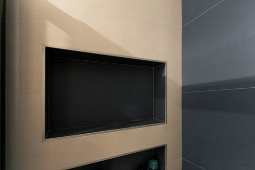 interior de la ducha