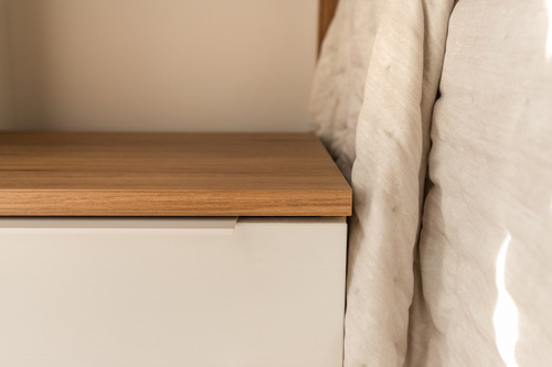 detalle de los muebles